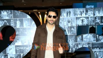 Photos: Ibrahim Ali Khan snapped at The Magnum Lounge, Lakme Fashion Week 2025