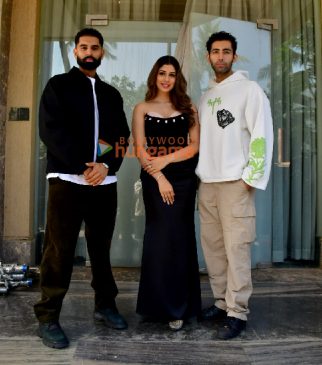 Photos: Jasmin Bajwa, Parmish Verma and Aadar Malik snapped promoting Kanneda