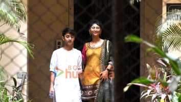 Photos: Kiran Rao snapped with son at Aamir Khan’s residence