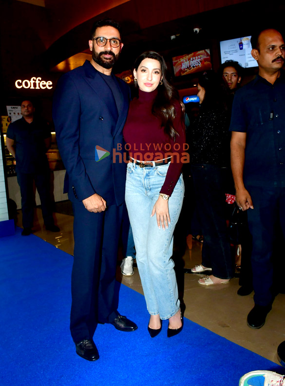 photos nora fatehi malaika arora and others grace the premiere of be happy 19