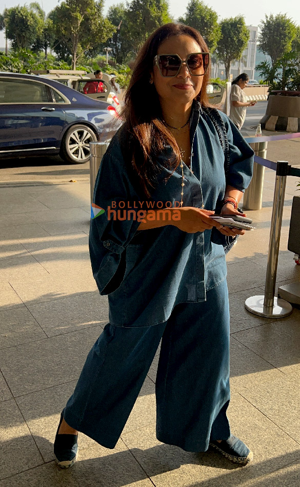 photos rani mukerji and rashmika mandanna snapped at the airport 1