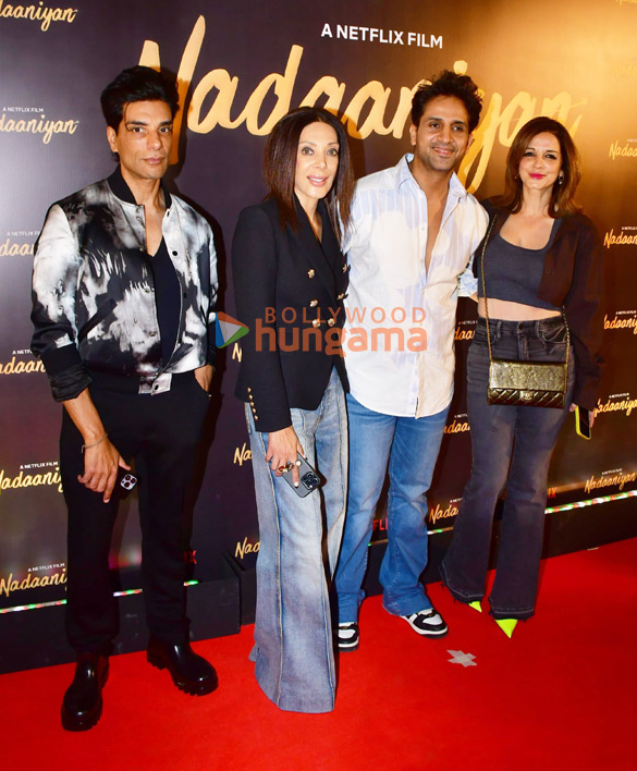 photos sara ali khan ibrahim ali khan rekha khushi kapoor and others grace the premiere of nadaaniyan 2