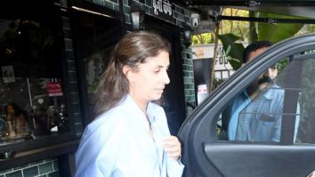 Photos: Shweta Bachchan Nanda snapped outside a cafe in Bandra