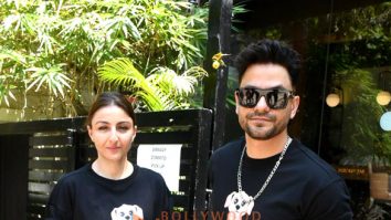 Photos: Soha Ali Khan and Kunal Kemmu snapped outside a restaurant in Bandra
