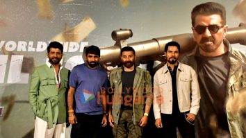 Photos: Sunny Deol, Randeep Hooda, Vineet Kumar Singh and others snapped at Jaat trailer launch