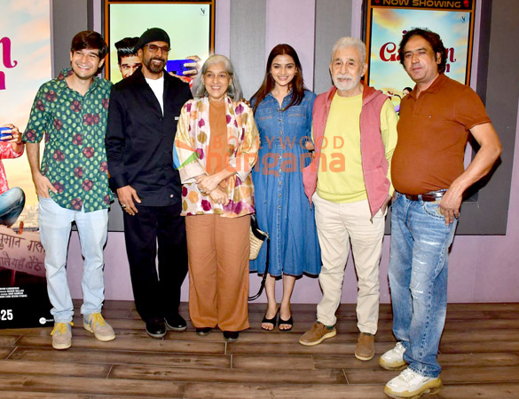 Photos: Team of Inn Galiyon Mein attends a special preview of the film Photos: Team of Inn Galiyon Mein attends a special preview of the film