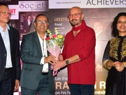 Rakesh Roshan and others snapped at the cover launch of Society Achievers featuring The Roshans