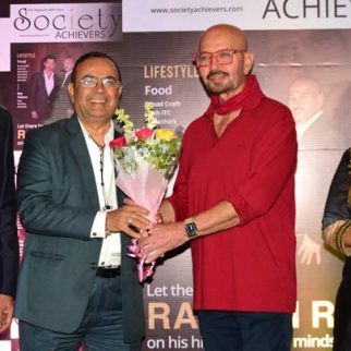 Rakesh Roshan and others snapped at the cover launch of Society Achievers featuring The Roshans