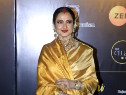 Rekha Ji draped like an IIFA trophy