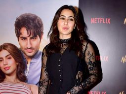 Sara Ali Khan stuns in black at Nadaaniyan screening