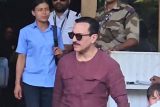 Saif Ali Khan papped with his family