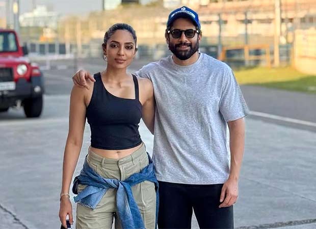 Sobhita Dhulipala and Naga Chaitanya racing at Madras International Circuit