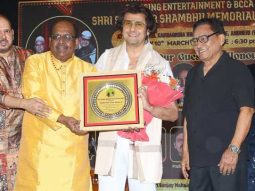 Sonu Nigam, Agam Kumar Nigam, Anup Jalota, Manoj Muntashir, Jaspinder Narula and others were snapped at the Shri Shankar Shambhu Memorial Awards 2025