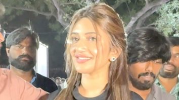 Such pretty eyes! Sreeleela poses for media