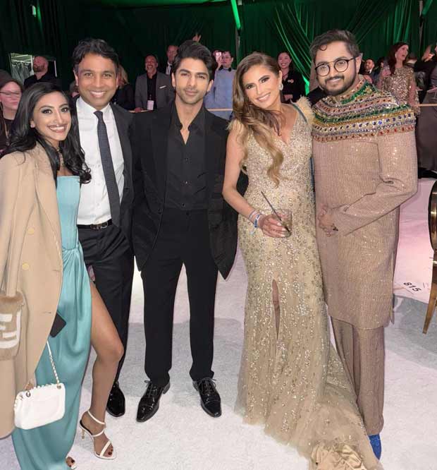 Taha Shah Badussha asiste al evento exclusivo de los Oscar de Elton John: 