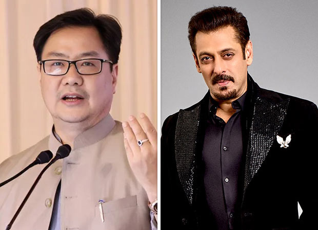 Union Minister Kiren Rijiju expresses gratitude towards Salman Khan for promoting fitness; says, "We inspire each other"