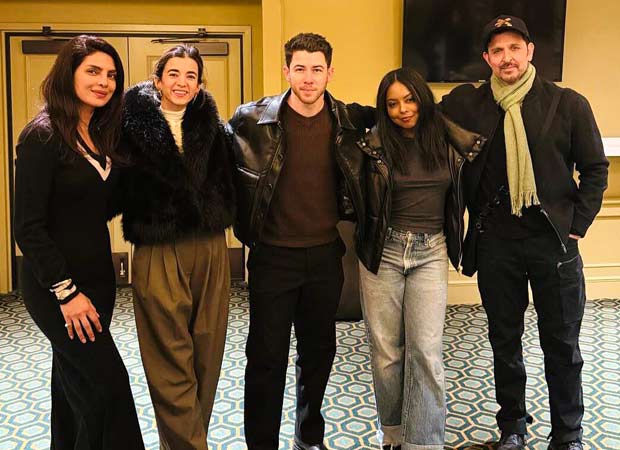 Hrithik Roshan and Saba Azad have a memorable Broadway Night with Nick Jonas and Priyanka Chopra; watch 