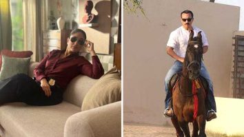 Kareena Kapoor Khan shares stylish cop look from latest shoot, while Saif Ali Khan stuns on horseback; see pics