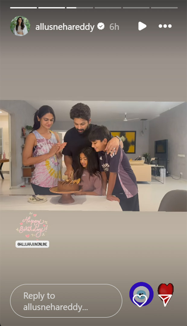 Allu Arjun rings in 43rd birthday with an intimate celebration at home with family