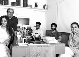 Haider reunion: Tabu shares monochrome picture with Shahid Kapoor, Vishal Bhardwaj