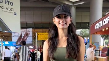 Mahima Makwana in a stylish denim skirt