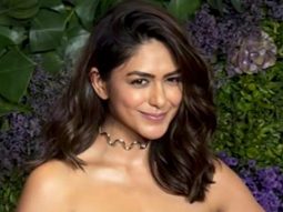 Mrunal Thakur in a gorgeous black gown