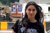Nikita Dutta wears her movie T shirt to gym