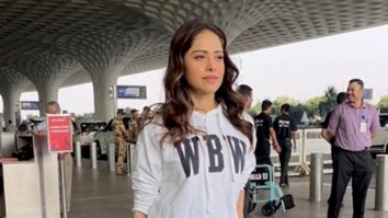 Nushrratt Bharuccha’s casual comfy airport look