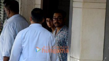 Photos: Aamir Khan snapped with son Azad Rao Khan in Pali Hill, Bandra