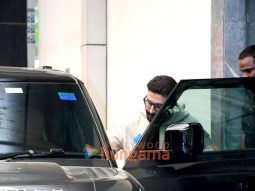 Photos: Abhishek Bachchan snapped outside a gym in Khar