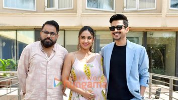 Photos: Akansha Ranjan Kapoor, Amol Parashar and Anandeshwar Dwivedi promote Amazon Prime Video series Gram Chikitsalaya