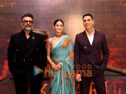 Photos: Akshay Kumar, Ananya Panday and R. Madhavan snapped at Kesari 2 trailer launch in Delhi