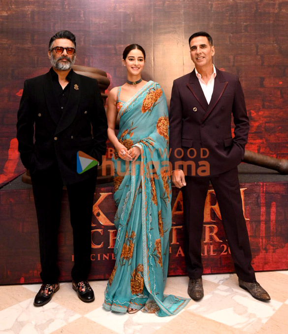 Photos: Akshay Kumar, Ananya Panday and R. Madhavan snapped at Kesari 2 trailer launch in Delhi Photos: Akshay Kumar, Ananya Panday and R. Madhavan snapped at Kesari 2 trailer launch in Delhi