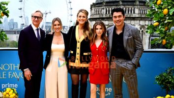 Photos: Anna Kendrick, Blake Lively, Henry Golding, Paul Feig and Laura Fischer attend the London photocall for Another Simple Favour