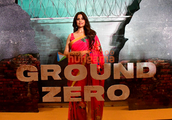 photos emraan hashmi saie tamhankar zoya hussain and others snapped at the trailer launch of ground zero 11