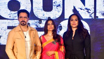 Photos: Emraan Hashmi, Saie Tamhankar, Zoya Hussain and others snapped at the trailer launch of Ground Zero