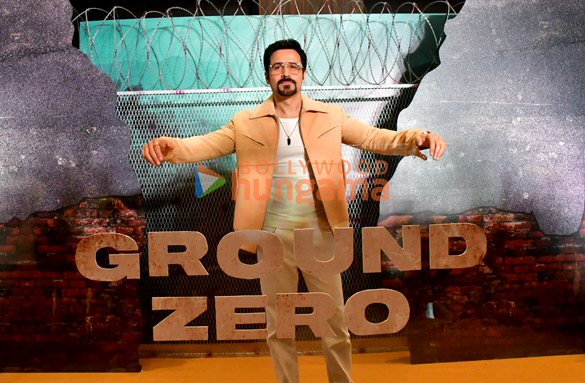 photos emraan hashmi saie tamhankar zoya hussain and others snapped at the trailer launch of ground zero 7