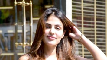 Photos: Rhea Chakraborty spotted outside a salon in Bandra