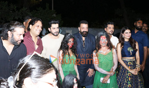 photos sanjay dutt palak tiwari sunny singh nijjar and others launch the song aaye re baba from the film the bhootnii 2