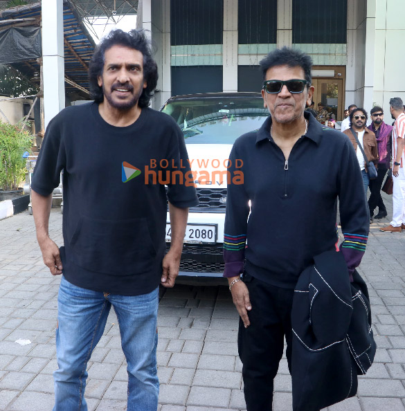 photos shiva rajkumar upendra arjun janya and m ramesh reddy arrived in mumbai for hindi teaser launch of pan india movie 45 1