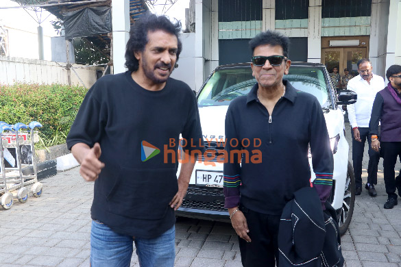 photos shiva rajkumar upendra arjun janya and m ramesh reddy arrived in mumbai for hindi teaser launch of pan india movie 45 3