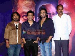 Photos: Shiva Rajkumar, Upendra, Arjun Janya and M Ramesh Reddy grace the teaser launch of their Pan-India film 45 in Mumbai