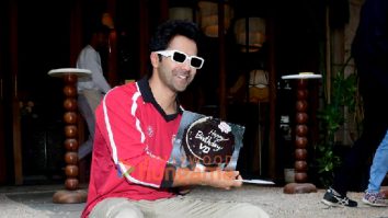 Photos: Varun Dhawan celebrates his birthday in advance with a special meet and greet with fans