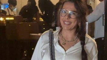 Pooja Bedi is all smiles as she poses for paps outside Mizu