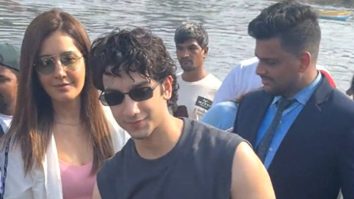Raashi Khanna & Vedang Raina spotted for beach cleaning