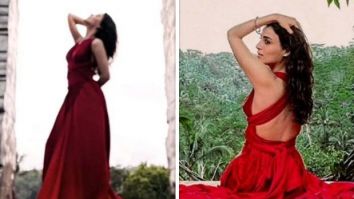 Radhikka Madan embraces the “Pinterest cliché” in Bali with striking red dress shoot