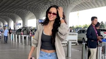 Sonam Bajwa’s natural casual airport look