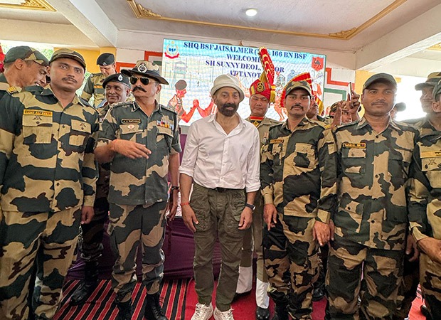 सनी देओल कलोट माता मंदिर में आशीर्वाद मांगती है क्योंकि जैट कल सिनेमाघरों में आता है