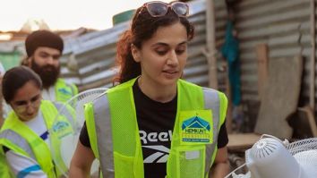 Taapsee Pannu distributes fans and water coolers among underprivileged communities amid soaring temperatures: “It’s not just about giving—it’s about standing with people”