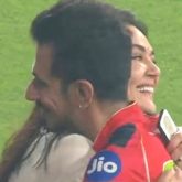 Preity Zinta hugs Yuzvendra Chahal after Punjab Kings historic win over Kolkata Knight Riders